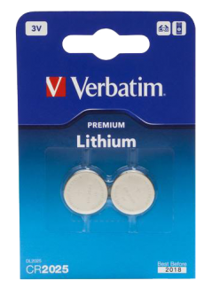 Bateria Verbatim CR2025 (2 szt blister)