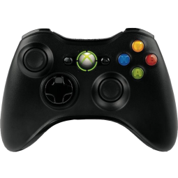 Kontroler Pad Microsoft Xbox 360 Black Czarny