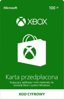 Xbox Store 100 zł Doładowanie Kod Cyfrowy