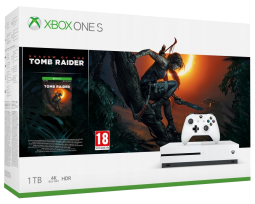 Konsola Microsoft Xbox One S 1TB + Gra Shadow of the Tomb Raider