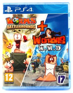 Zestaw Worms Battlegrounds + Worms W.M.D PL/ENG (PS4)