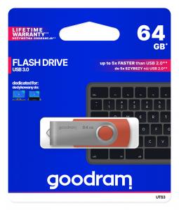 Pendrive GOODRAM TWISTER Czerwony 64GB USB 3.0