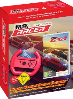Super Street Racer (Kod w pudełku) + Kierownica do Joy Con (NSW)