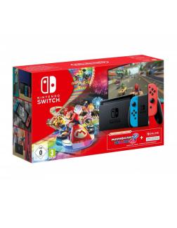 Konsola Nintendo Switch Red & Blue V2 + Mario Kart 8 Deluxe + Nintendo Switch Online 3M