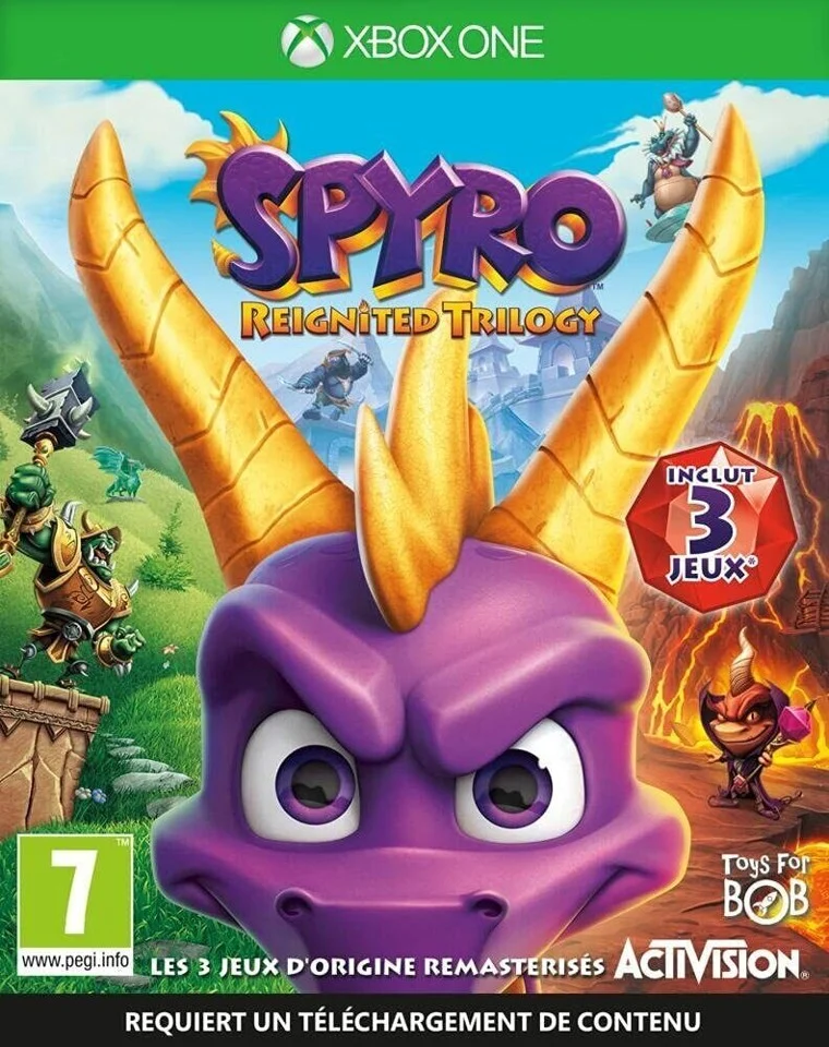 Spyro Reignited Trilogy PL/FR (XONE)