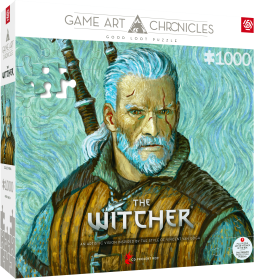 Game Art Chronicles Puzzle: The Witcher (Wiedźmin) Geralt & Vincent van Gogh 1000 / Good Loot