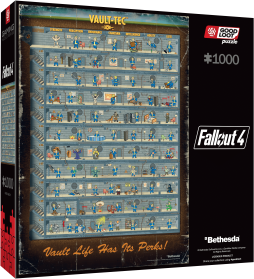 Gaming Puzzle: Fallout 4 Perk Poster 1000 / Good Loot