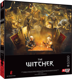 Gaming Puzzle: The Witcher Wiedźmin Playing Gwent 1000 / Good Loot